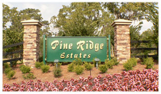 Pine Ridge Estates Sign